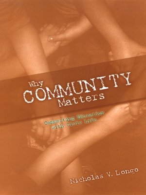 cover image of Why Community Matters